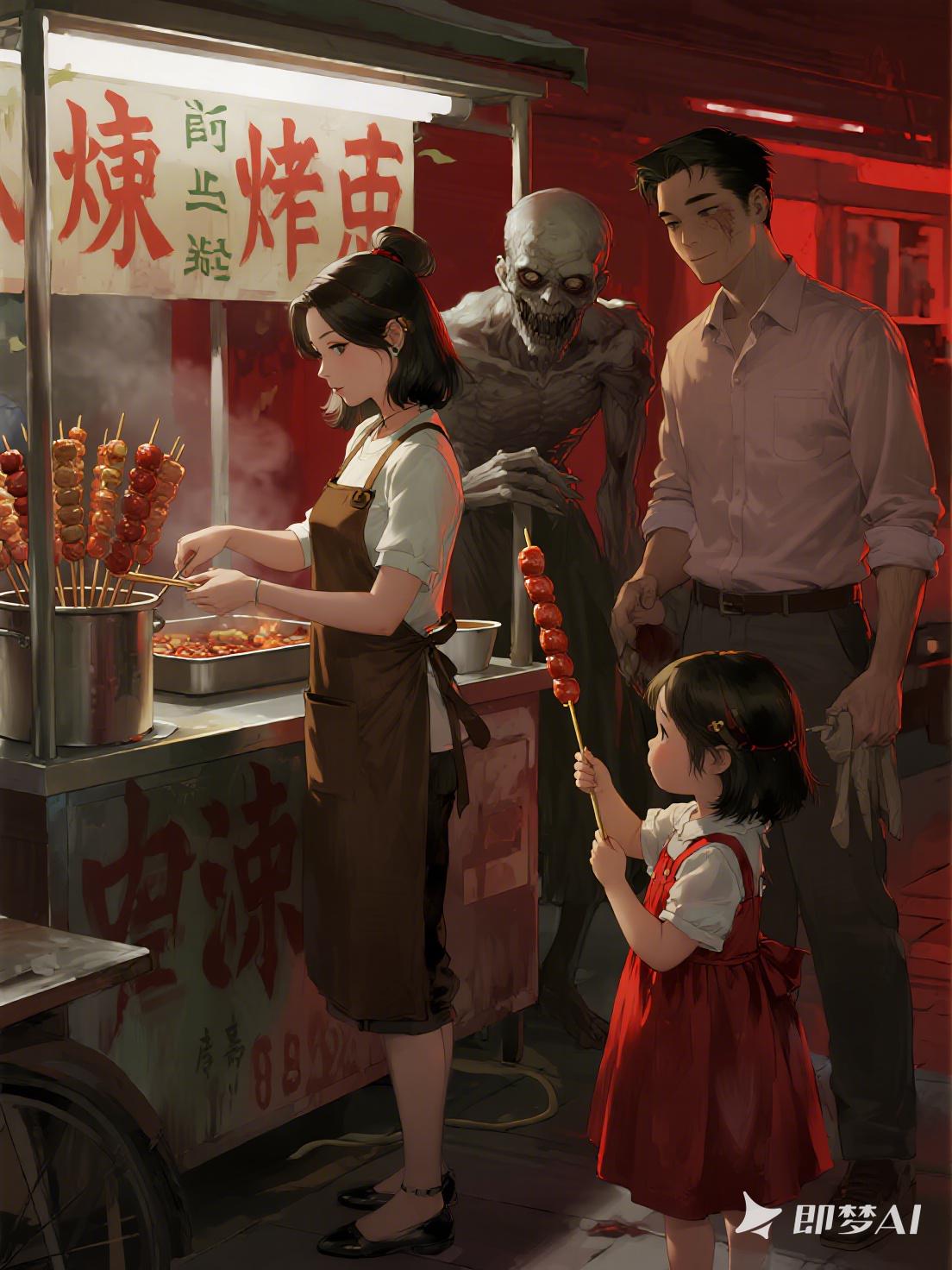 我在恐怖故事裏賣炸串